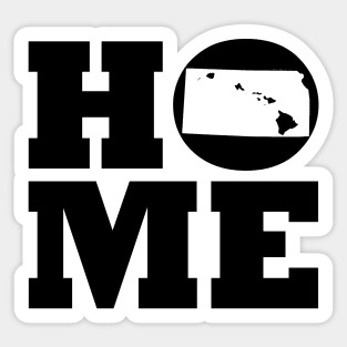 Kansas and Hawai'i HOME Roots by Hawaii Nei All Day Sticker